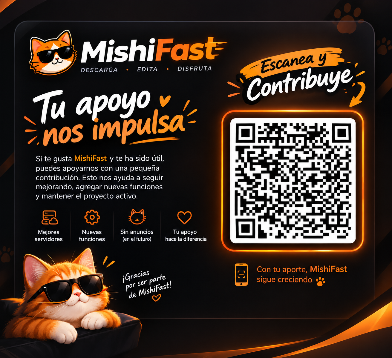 Apoya a MishiFast